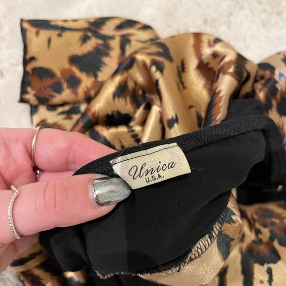 Y2K Animal Print Halter Top - Picture 3 of 3